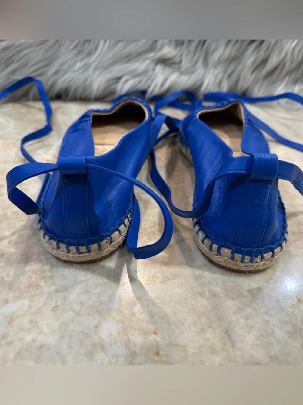 Ralph Lauren Espadrilles Blue size 9.5 New